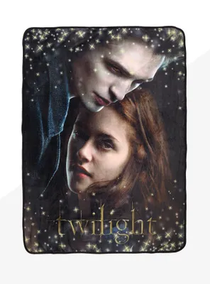 Twilight Edward & Bella Sparkle Throw Blanket