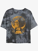 Disney Hocus Pocus RIP Billy Tie-Dye Girls Crop T-Shirt