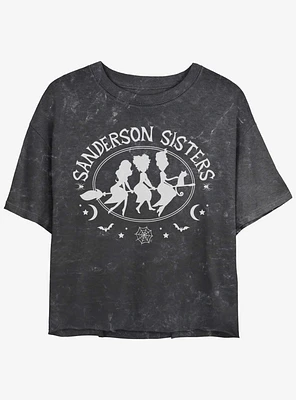 Disney Hocus Pocus Sanderson Bed and Breakfast Mineral Wash Girls Crop T-Shirt