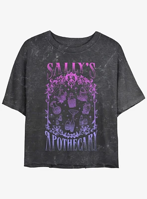 Disney The Nightmare Before Christmas Sally's Apothecary Mineral Wash Girls Crop T-Shirt