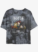 Disney Hocus Pocus The Sanderson Sisters Tie-Dye Girls Crop T-Shirt