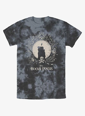 Disney Hocus Pocus Black Flame Tie-Dye T-Shirt