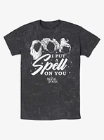 Disney Hocus Pocus Sanderson Sisters I Put A Spell On You Mineral Wash T-Shirt