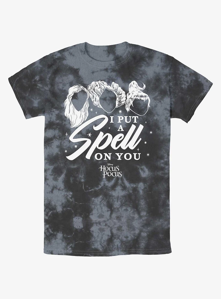 Disney Hocus Pocus Sanderson Sisters I Put A Spell On You Tie-Dye T-Shirt