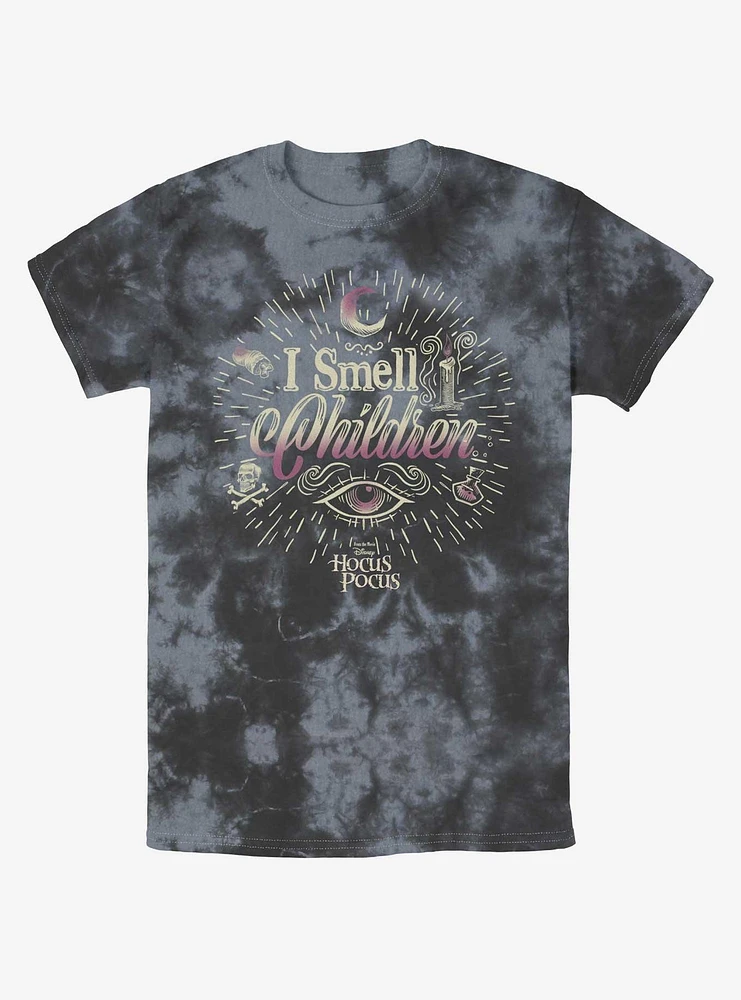 Disney Hocus Pocus I Smell Children Tie-Dye T-Shirt