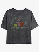 Disney The Nightmare Before Christmas Now and Forever Lock, Shock, & Barrel Mineral Wash Girls Crop T-Shirt