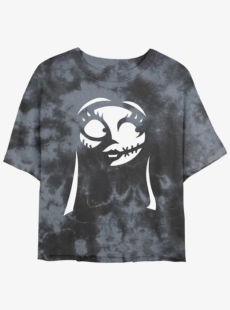 Disney The Nightmare Before Christmas Sally Tie-Dye Girls Crop T-Shirt