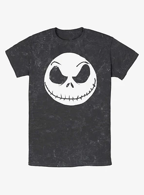 Disney The Nightmare Before Christmas Big Face Jack Mineral Wash T-Shirt