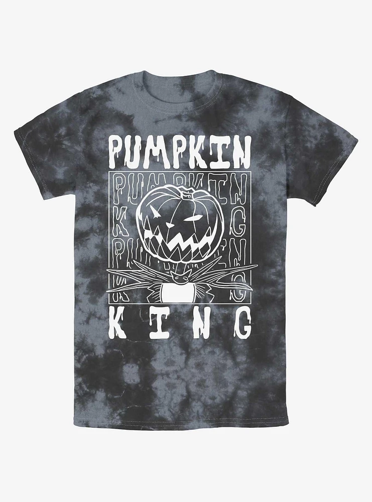 Disney The Nightmare Before Christmas Jack Pumpkin King Tie-Dye T-Shirt