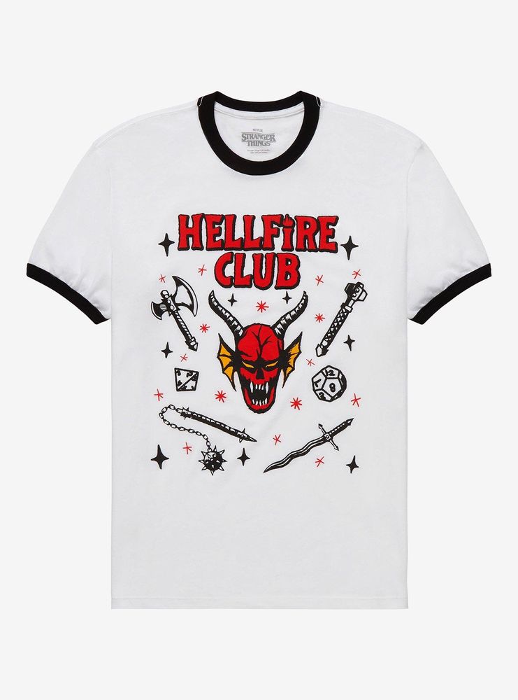 Stranger Things - Hellfire Club Girls Hoodie - Shirtstore