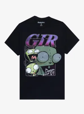 Invader Zim We're Doomed Boyfriend Fit Girls T-Shirt