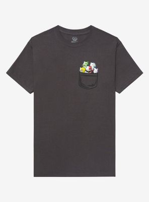Danganronpa Monokuma Kubs Faux Pocket T-Shirt