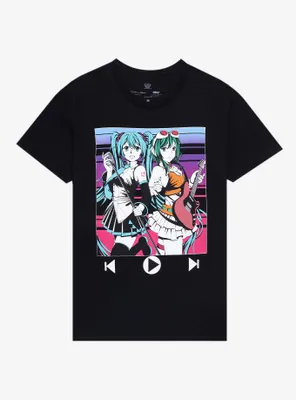 Hatsune Miku X GUMI Media Player T-Shirt By Hypo
