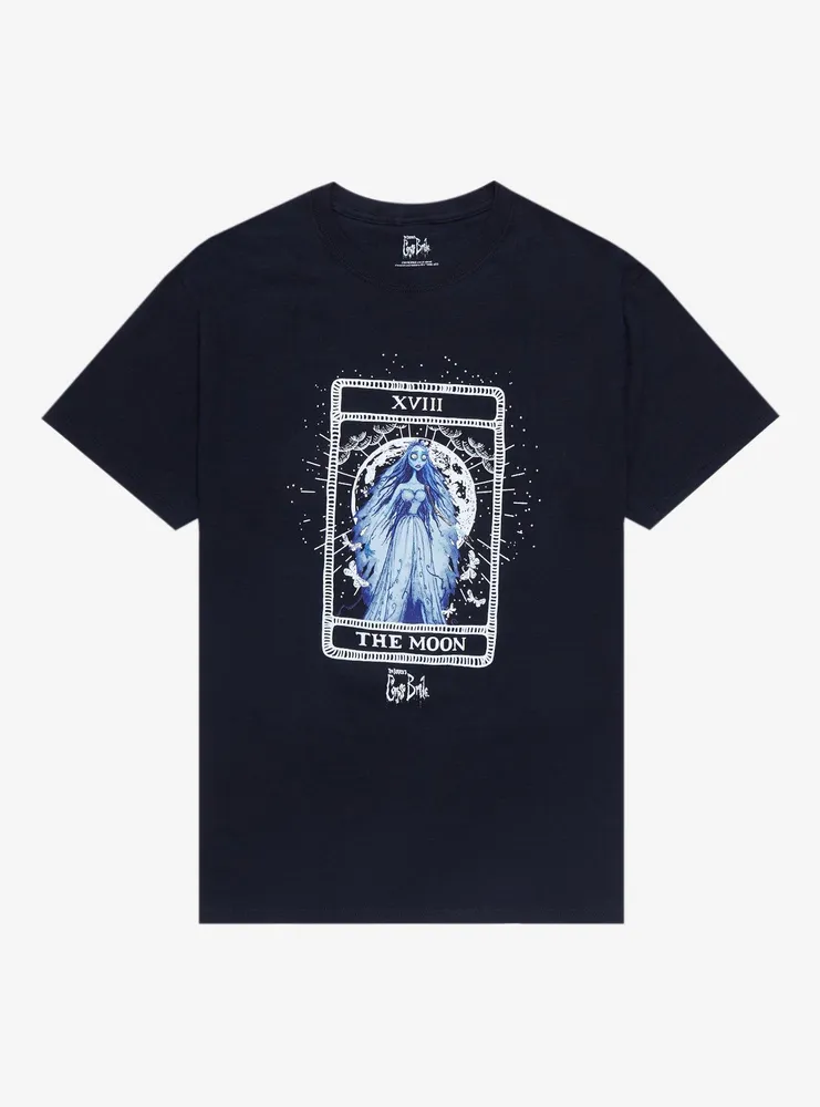 Corpse Bride Emily Moon Tarot Card T-Shirt