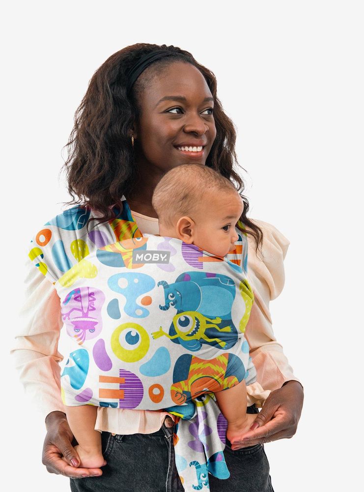 Disney Pixar Monsters Inc. Mash-up Moby Wrap Featherknit Baby Wrap Carrier