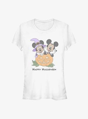 Disney Mickey Mouse & Minnie Pumpkin Girls T-Shirt