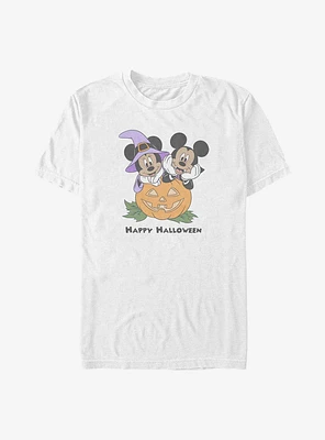 Disney Mickey Mouse & Minnie Pumpkin T-Shirt