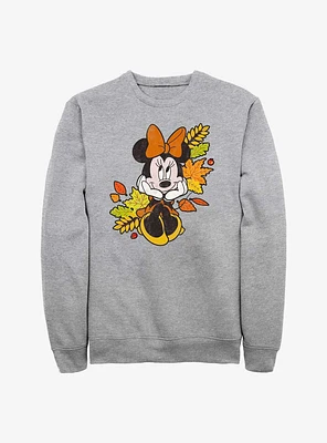 Disney Minnie Mouse Fall Leaves Sweatshirt