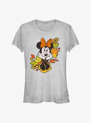 Disney Minnie Mouse Fall Leaves Girls T-Shirt