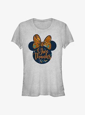 Disney Minnie Mouse Give Thanks Girls T-Shirt