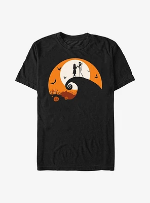 Disney The Nightmare Before Christmas Jack And Sally Haunt Hill T-Shirt