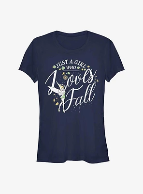 Disney Tinker Bell Tink Loves Fall Girls T-Shirt