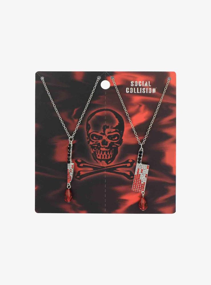 Bloody Weapons Best Friend Necklace Set