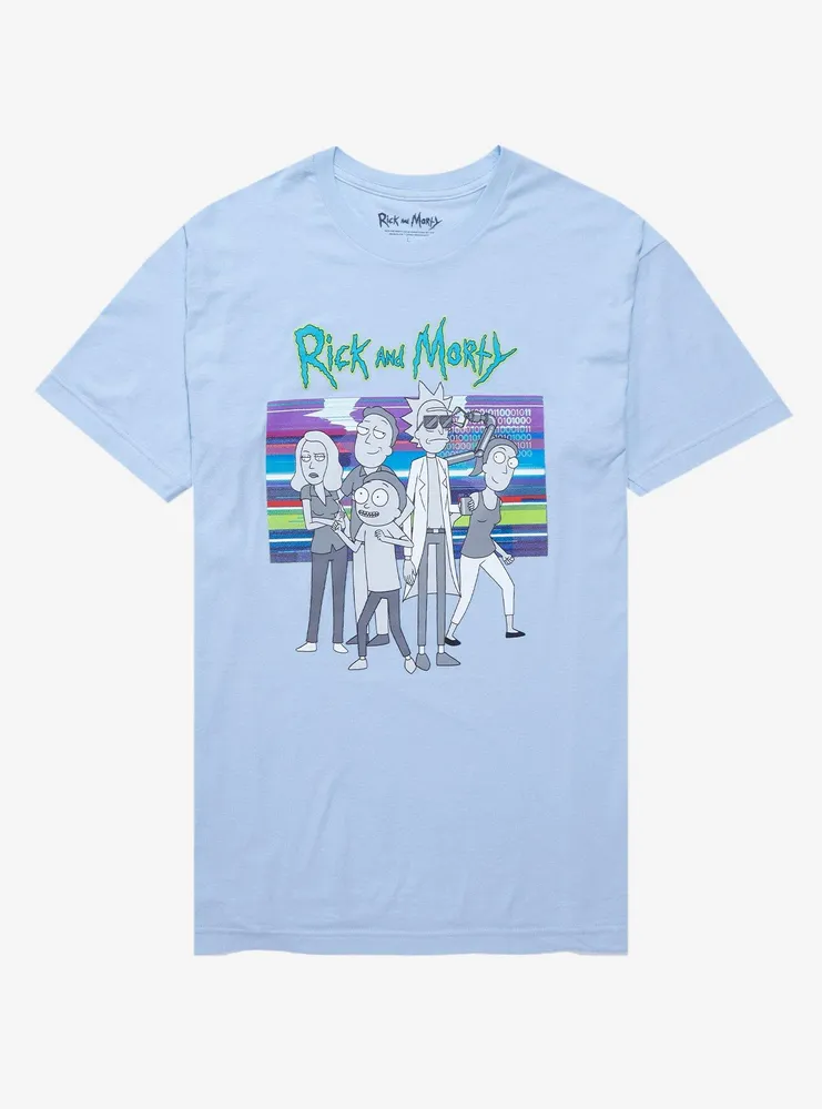 Rick & Morty Family Portrait T-Shirt - BoxLunch Exclusive