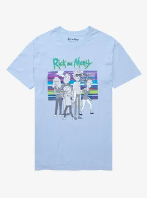 Rick & Morty Family Portrait T-Shirt - BoxLunch Exclusive