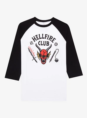 Stranger Things Hellfire Club Raglan T-Shirt