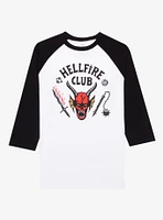 Stranger Things Hellfire Club Raglan T-Shirt