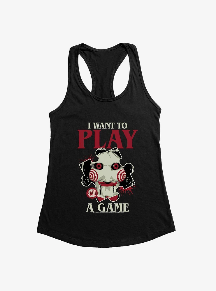 Saw I Want To Play A Game Girls Tank