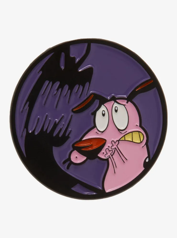 Courage the Cowardly Dog Scary Shadow Enamel Pin - BoxLunch Exclusive 