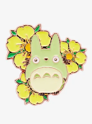 Studio Ghibli My Neighbor Totoro Floral Totoro Enamel Pin - BoxLunch Exclusive