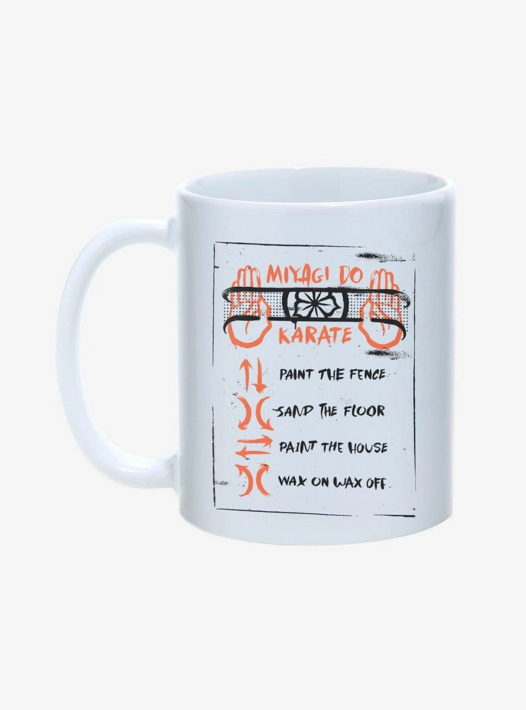 Cobra Kai Miyagi Do Karate Instructions Mug 11oz