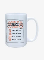 Cobra Kai Miyagi Do Karate Instructions Mug 15oz