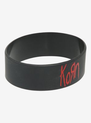 Korn Logo Rubber Bracelet