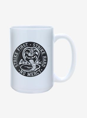 Cobra Kai Strike First, Strike Hard Mug 15oz