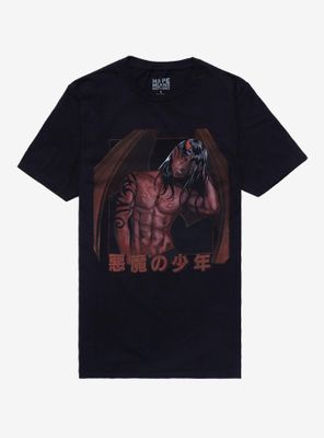 Demon Anime Babe Boyfriend Fit Girls T-Shirt
