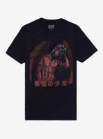 Demon Anime Babe Boyfriend Fit Girls T-Shirt