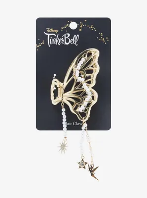 Disney Tinker Bell Butterfly Charm Claw Hair Clip