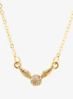 Harry Potter Golden Snitch Bejeweled Necklace