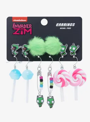 Invader Zim GIR Candy Earring Set