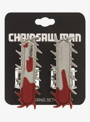 Chainsaw Man Bloody Chainsaw Best Friend Ring Set