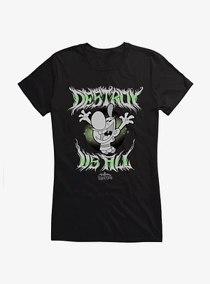 Grim Adventures Of Billy And Mandy Destroy All Girls T-Shirt