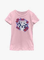 Disney Princesses Rose Frame Youth Girls T-Shirt