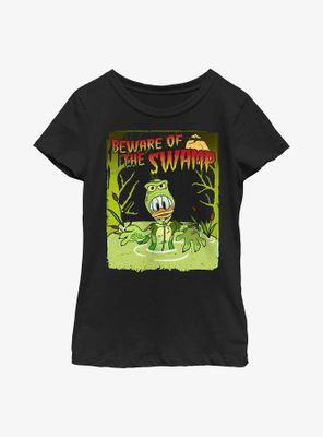 Disney Donald Duck Swamp Monster Poster Youth Girls T-Shirt