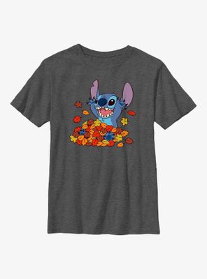 Disney Lilo & Stitch Leaf Pile Youth T-Shirt