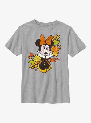 Disney Minnie Mouse Fall Leaves Youth T-Shirt