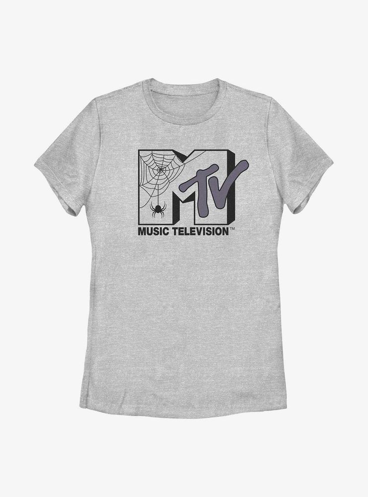 MTV Spider Web Logo Womens T-Shirt